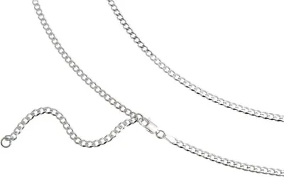 Produktbild von SILBERKETTEN STORE Bauchkette Panzer 3mm - 925 Silber, Länge wählbar von 65-110cm - 75cm