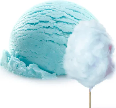 Produktbild von Zuckerwatte Blaues Speiseeis Pulver 333 g