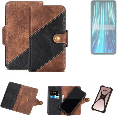 Produktbild von K-S-Trade Handyhülle Schutzhülle Bookstyle Case kompatibel mit Xiaomi Redmi Note 8 Pro Klapphülle Cover Hülle Schutztasche 1x