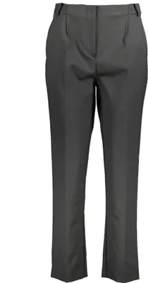 Produktbild von Stylische Damenhose in Schwarz mit Logo, 4 Taschen & Reißverschluss