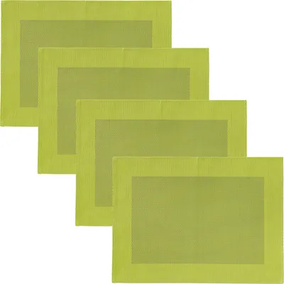 Produktbild von Erwin Müller Tischset Lissabon" 4er-Pack apfelgrün 33x45 cm"