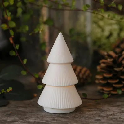 Produktbild von Tannenbaum Spitzbergen mit LED - weiß: small