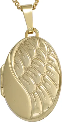 Produktbild von JOBO Medaillon 333 Gold Gelbgold teilmattiert