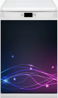 Produktbild von Magnet für Spülmaschine Abwaschbar 45x80 cm Magnet für Spülmaschine Magnetmatte Nachbildung - Abstraktionskosmos