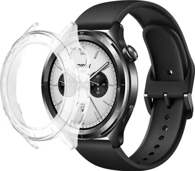 Immagine prodotto di Custodia per Xiaomi Watch S4 - Pellicola protettiva rigida trasparente Phonillico