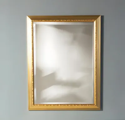 Zdjęcie produktu dla Lustro w ramie styl art deco Włochy design luksusowe lustro ścienne salon metal