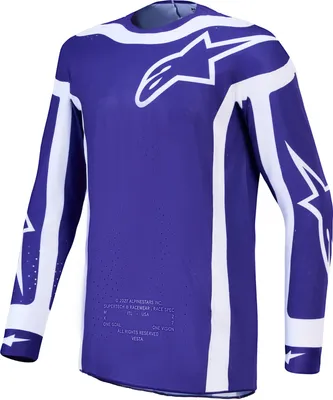 Obrázek produktu pro Alpinestars Supertech, motokrosový dres, modrá/bílá, velikost S