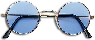 Produktbild von Blaue 60er  Jahre  Stil Brille Kostümzubehör