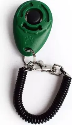 Immagine prodotto di Clicker per animali domestici 6 x 4 x 1,75 cm verde