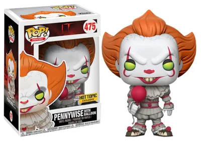 Sammelfigur Pennywise mit Ballon, 10 cm, Vinyl