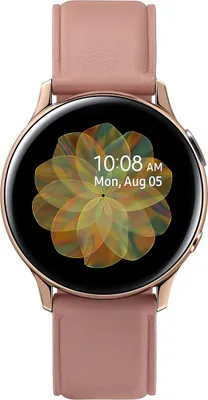 Image de Samsung Galaxy Watch Active 2 dorée LTE en acier inoxydable
