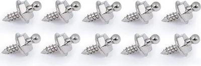Produktbild von 10 x TENAX® Schraube, Ø 3,4 mm, Edelstahl vernickelt