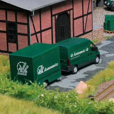Produktbild von Busch 44945 - 1/87 / H0 Ausschankwagen, Ährenbäu - Neu