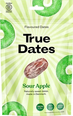 Produktbild von True Dates Datteln sauer Apfel natürlich süße weiche Datteln 100g