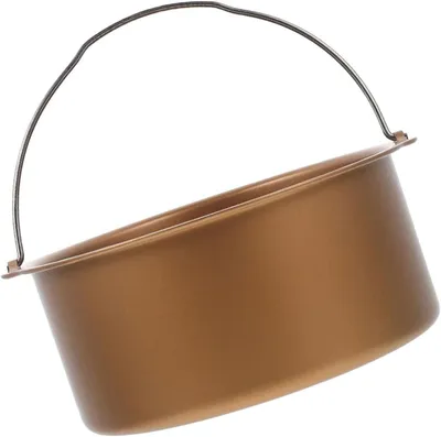 Immagine prodotto di Set di contenitori da cucina in metallo e compensato, impilabili, stile vintage, marrone-nero, 4 pezzi.
