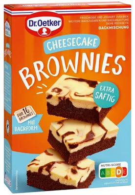 Zdjęcie produktu dla Dr Oetker mieszanka do pieczenia Sernik Brownies extra wilgotny 446g