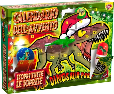 Immagine prodotto di Calendario dell'Avvento a tema dinosauri