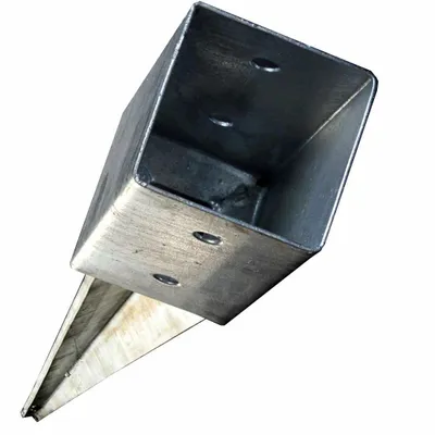 Produktbild von DEL Einschlagbodenhülse 101/900/150 mm, feuerverzinkt, Materialstärke 1,8 mm