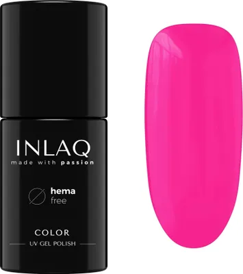 Produktbild von INLAQ® HEMA Free UV Nagellack  6 ml - Gel Nail Polish frei von HEMA - Pastelove Kollektion, Farbe Candy Pink