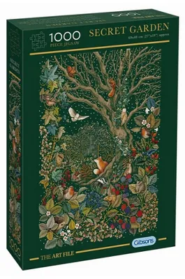 Immagine prodotto di Wilson Jeux Puzzle da 1000 pezzi Giardino segreto