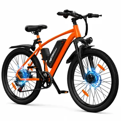 Produktbild von PiXELPiLOT 26 Zoll E-Bike Trekking E-Bike, 250W Motor, 36V 10Ah Akku, bis 40 km Reichweite, LCD Display, Scheibenbremsen, LED Licht, Elektrofahrrad fü
