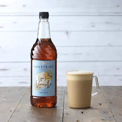 Image de Sirop de café Sweetbird à la vanille sans sucre, 1 l