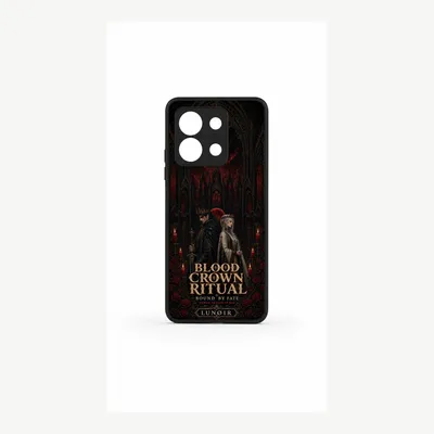 Productafbeelding van Xiaomi Redmi Note 13 Pro 5G hoesje, beschermhoesje, telefoonhoesje met bloedkroonmotief – LUNØIR ©