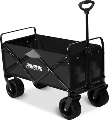Obrázek produktu pro Humberg HM-512 Skládací zahradní vozík 100 l, černý