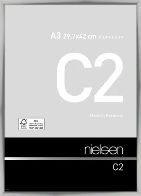 Produktbild von nielsen Aluminium Bilderrahmen C2, 29,7x42 cm (A3), Silber
