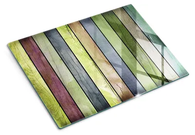Immagine prodotto di Tagliere in vetro - 40x30 cm - Piano di lavoro in vetro - Protezione per il piano di lavoro - Vassoio da portata - Resistente al calore - Taglieri in legno