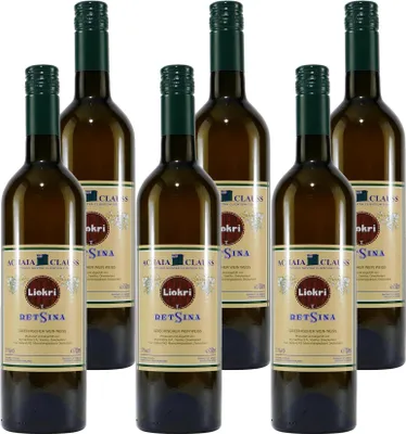 Produktbild von Achaia Clauss Liokri Retsina Weißwein (6 x 0,75L)