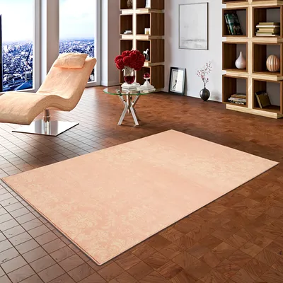 Produktbild von Designer Teppich Passion Pastell Rosa Vintage, Größe:80x150 cm