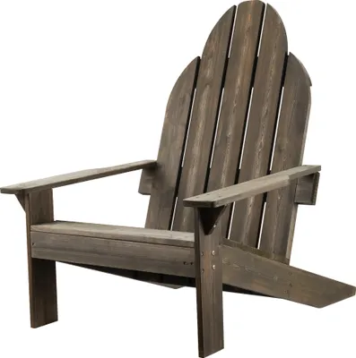 Produktbild von Wiltec záhradná stolička Adirondack z masívneho dreva 89 x 72 x 92,5 cm, záhradná stolička z dreva do 160 kg, ergonomická záhradná stolička z borovice, nadčasový masívny záhradný nábytok