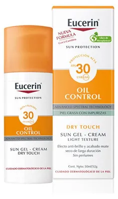 Imagen del producto de Eucerin Sun Gel Creme Oil Control Spf30 50ml