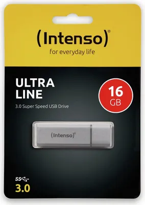 Obrázok produktu pre Intenso Ultra Line USB kľúč 16 GB USB Type-A 3.2 Gen 1 (3.1 Gen 1) Silver
