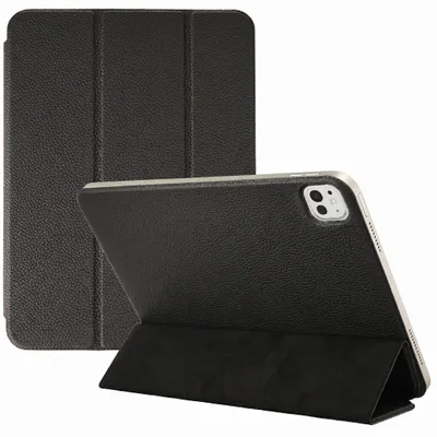 Image de Étui à rabats en cuir Accezz pour Apple iPad Pro 13 (2025) M5 / (2024) M4 - Noir