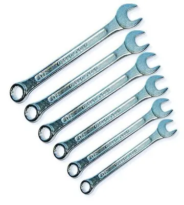 Immagine prodotto di Chiavi a forchetta forgiate, set da 6 pezzi, misure 10-17 mm