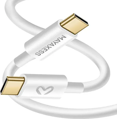 Obrázek produktu pro Mayaxess, kabel USB-C na USB-C 1 m pro Google Pixel 10 Pro, bílý