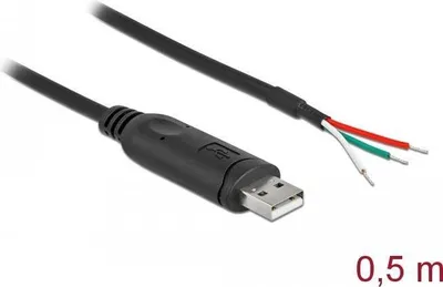 Productafbeelding van Delock 63497 DELOCK Adapterkabel USB 2.0 Typ-A zu seriell RS-232 mit 3