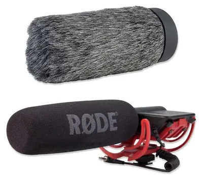 Produktbild von Rode Mikrofon Videomic Rycote Richtmikrofon mit keepdrum Fell-Windschutz