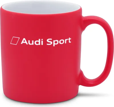 Produktbild von Original Audi Sport Tasse Kaffeetasse Porzellantasse Cafe Becher rot