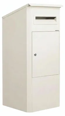 Produktbild von PakketPanda Multi Topbox - XXL-Paketbriefkasten mit Briefkasten - Perlweiß
