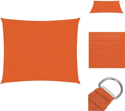 Obrázok produktu pre vidaXL Markíza 160 g/m² Orange 3,6x3,6 m HDPE - Slnečníky a tienidlá