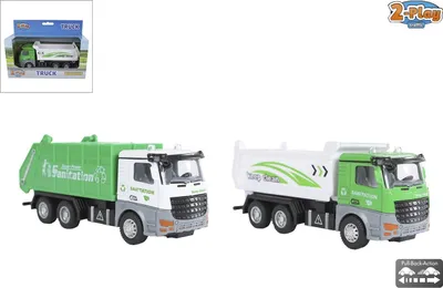 Produktbild von 2-Spiel-Muldenkipper oder Müllwagen 15cm
