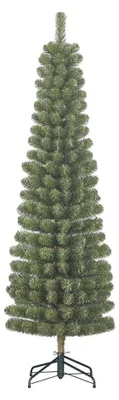 Obrázok produktu pre Čierny vianočný stromček Black Box Trees Charlton – umelý vianočný stromček – štíhly umelý stromček so závesnými vetvami – umelý smrek určený do interiéru – výška 185 cm, priemer 53 cm – zelený