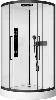Image de Cabine de douche 1/4 de cercle ROND - 90x90x217cm - FACTORY 2 ROUND