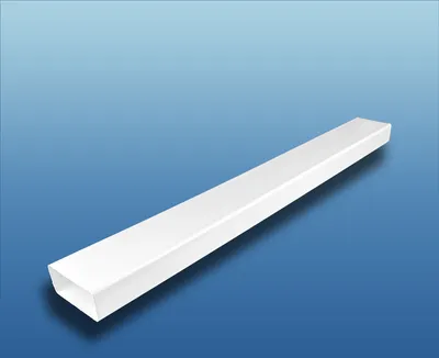 Produktbild von Flachkanal : 100 (110x55) 1 m System: 100 (110x55) Länge: 1 m