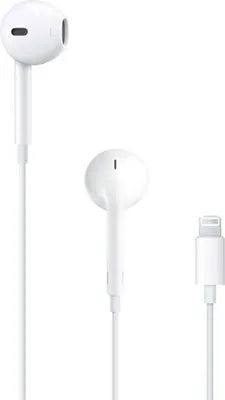 Produktbild von Apple EarPods Lightning mit Fernbedienung + Mikrofon, für iPhone, iPad, iPod, weiß / MMTN2ZM/A. A1748