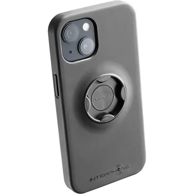 Immagine prodotto di Custodia per cellulare INTERPHONE per Apple iPhone 14 nera, custodia per cellulare "Quiklox"