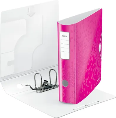 Immagine prodotto di Leitz 1106-00-23 1106 Active WOW Cartella A4 - 82 mm, rosa metallizzato